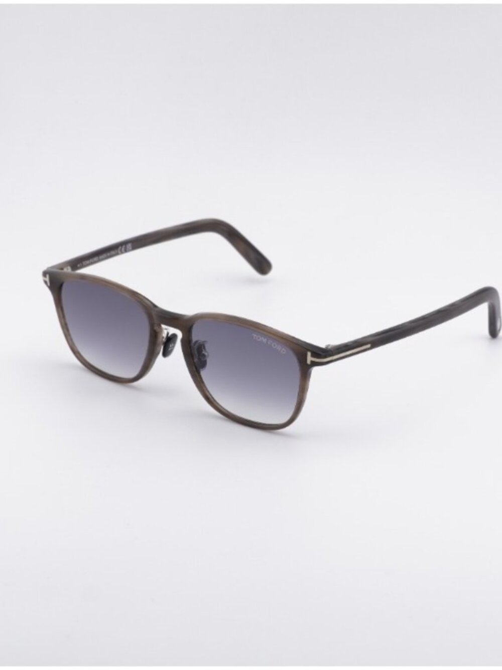 Tom Ford FT1048-D 20B Sunglasses - Khaki Frame, Smoke Gradient Lenses